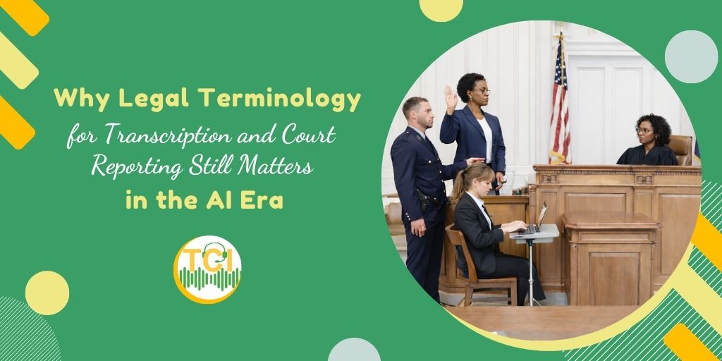 Why Legal Terminology for Transcription and Court Reporting Still Matters in the AI Era