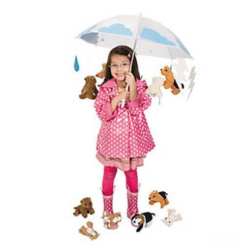 13. Last-Minute Raining Cats and Dogs Costumes for Girls