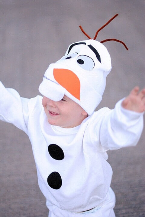 19. Olaf Halloween Costume for Your Little Ones