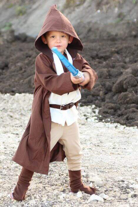 5. DIY Obi-Wan Halloween Costume for Toddler Boy