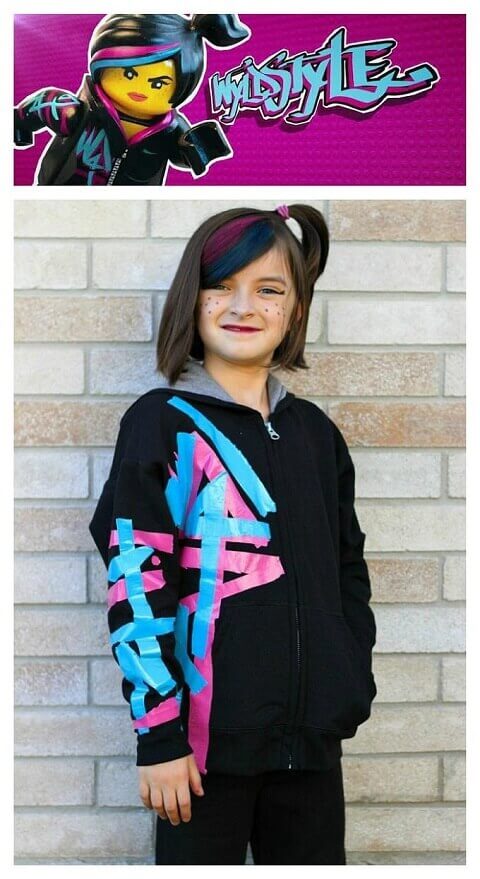 8. Wyldstyle Lego Movie Costume for Girls